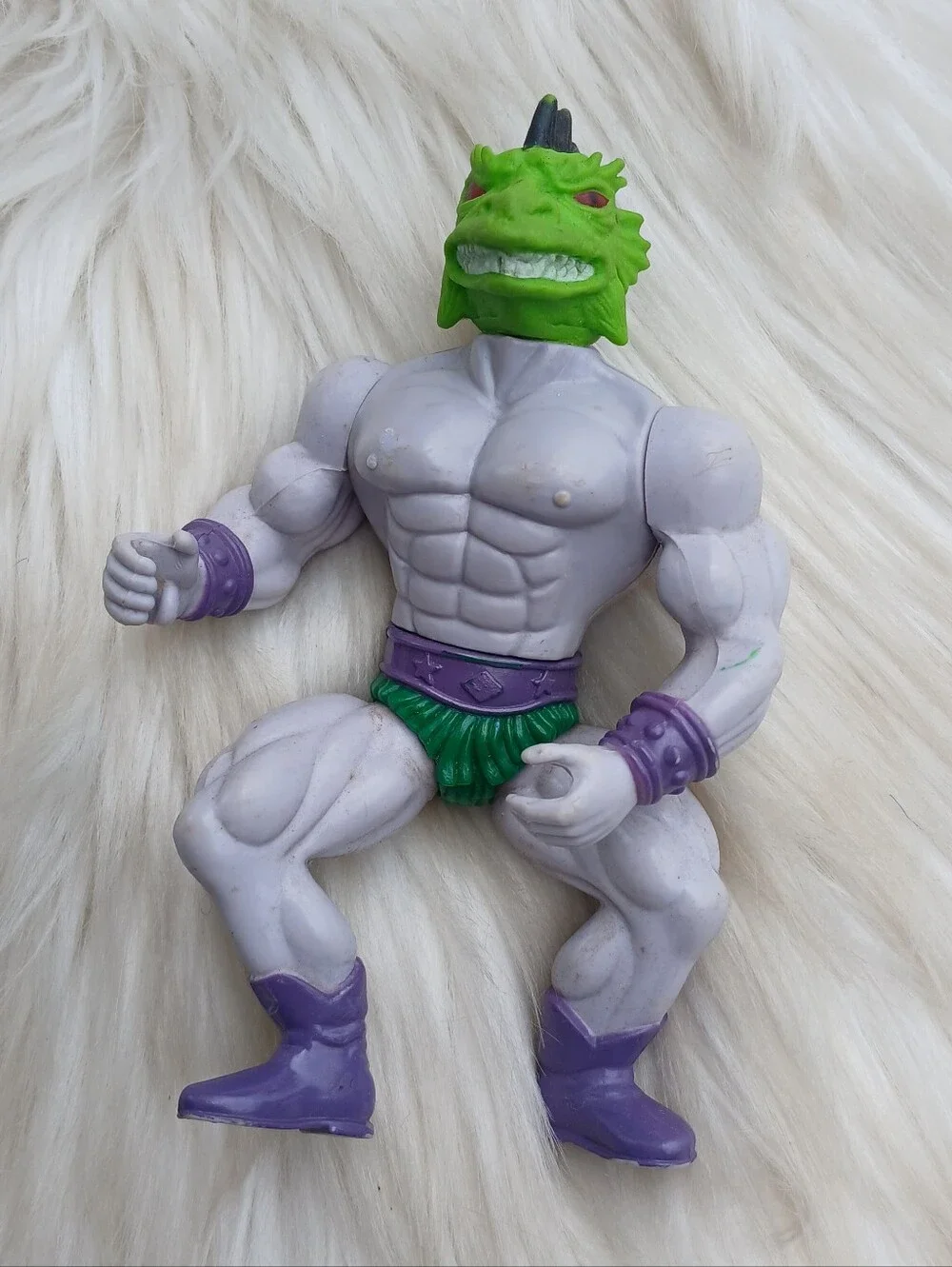 Vintage Iguana Sewco Galaxy Fighters Action Figure 80s 1980s Toy Lizard Fighter